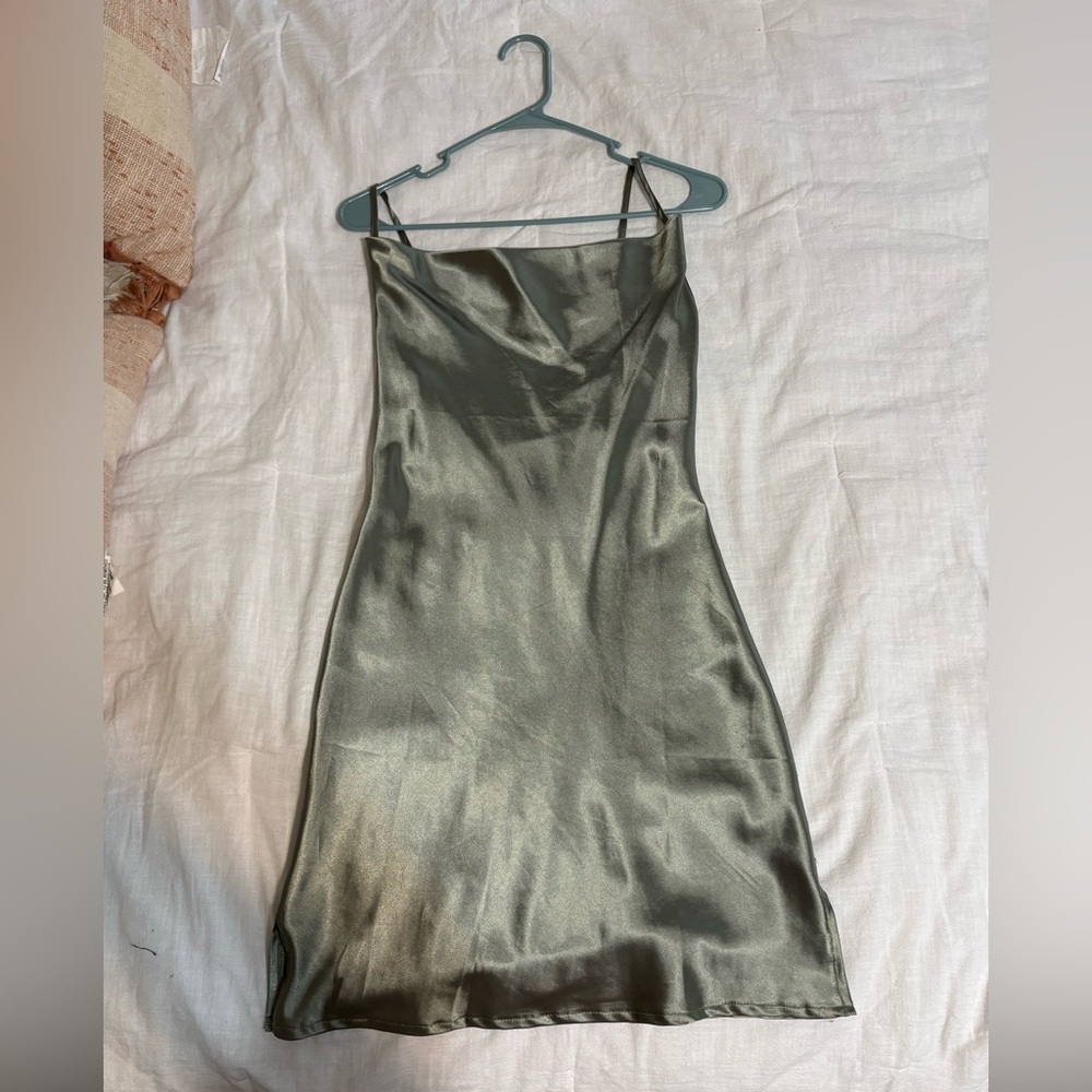 Mini Light green dress